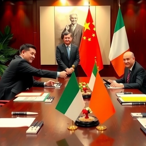 张治礼会见爱尔兰农业、食品与海洋部国务部长杜利(图1)